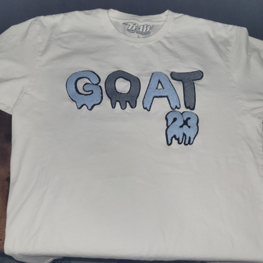 RAW - GOAT 23 SHIRT. SIZE LARGE.